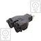 Ac Works 3-Prong Heavy-Duty V-DUO Household Outlet Adapter ADV104 - alternate 4