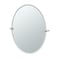 Gatco Bleu 32" Frameless Oval Mirror, Satin Nickel 4389LG - alternate 1