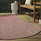 Jonathan Y Evan Modern Rustic Organic Curve Light Rose 5 ft. x 8 ft. Indoor/Outdoor Shaped Area Rug SHP102F-5 - alternate 4