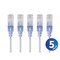 Monoprice SlimRun Cat6A Ethernet Patch Cable - Snagless RJ45_ UTP_ Pure Bare Cop 33201 - alternate 1