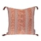 Homeroots 18" Pink and Orange Cotton Throw Pillow with Tassels 529255 - alternate 3