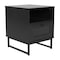 Flash Furniture Square 17 in W, 19 in L, Black EV-ST4043-ZZ-BLK-GG - alternate 4