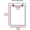 Acrimet Clipboard Memo Size A5 Low Profile Clip (Plastic) (Clear Crystal Color), 3PK 137B.3 - alternate 7