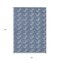 Homeroots 3' X 5' Navy Blue And Ivory Geometric Washable Indoor Outdoor Area Rug 595019 - alternate 6