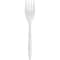 Genuine Joe Medium-Weight Forks - Polypropylene - White, 1000PK GJO20000 - alternate 1
