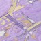 Homeroots 8' Lavender Lilac And Purple Round Geometric Washable Indoor Outdoor Area Rug 589400 - alternate 6