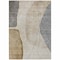 Homeroots 8' X 10' Taupe Beige And Gray Abstract Washable Indoor Outdoor Area Rug 582041 - alternate 5