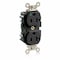 Leviton Straight Blade Receptacle, 5-20R, 20 A, 125V AC, 2 Pole, 3 Wire, Surface Mount, Self-Grounded M8300-E - alternate 1