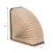 Jonathan Y Darla 10.6" Modern Art Deco Paper Half Pleated Fan LED Table Lamp, Natural JYL9108B - alternate 3