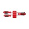 Tekton Phillips Screwdriver Set with Red Modular Organizers - 8 Inch Shanks, 3-Piece (#1 - #3) DWP90104 - alternate 1
