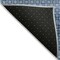 Homeroots 8' X 10' Denim Blue And Sky Blue Striped Washable Indoor Outdoor Area Rug 610585 - alternate 4