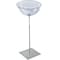 Azar Displays Pedestal Bowl Display Floor Stand with Single 16in Diameter Bowl on Square Metal Base 700976 - alternate 1