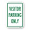 Signmission Visitor Parking Only, Heavy-Gauge Aluminum Rust Proof Parking Sign, 18" x 24", A-1824-24692 A-1824-24692 - alternate 1