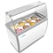 Koolmore 50 in. 8 Tub Ice Cream Dipping Cabinet Display Freezer with Sliding Glass Door and Sneeze Guard KM-ICD-49SD-FG - alternate 7