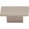 Hardware Resources Jeffrey Alexander Mirada 1-9/16'' Satin Nickel Rectangle Knob 81021SN - alternate 1