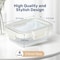 Simple Deluxe Glass Meal Prep Containers w/ Exclusive Glass Lids, Glass Storage Containers w/ Lids, BPA-Free, 4PK 3A09HICOTNGLASS370X4 - alternate 5