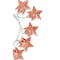 Elegani 10 LED Rose Gold Star String Lights - Warm White Metal Star Fairy Lights - 3ft Lighted Cord PH-RSGLD-STR - alternate 3