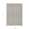 Homeroots 3' X 5' Taupe And Gray Geometric Washable Indoor Outdoor Area Rug 595607 - alternate 8