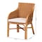Bali & Pari Carolyn Bohemian Light Honey Rattan Dining Chair 250-13944-ZORO - alternate 7