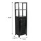 Happimess Solstice 47"H Handcrafted Pine Wood Bathroom Freestanding Floor Bathroom Storage Cabinet w/Louvered SHF2002C - alternate 4