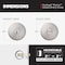 Kwikset SmartKey Pismo Satin Nickel Entry Door Knob KW1 1 3/4 in. 97402-850 - alternate 2