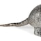 Homeroots 18" Silver Resin Armadillo Figurine 574057 - alternate 2