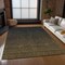 Homeroots 8' X 10' Gray And Brown Abstract Washable Indoor Outdoor Area Rug 588933 - alternate 5