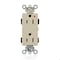 Leviton Straight Blade Receptacle, 5-15R, 15 A, 125V AC, Flush Mount, Isolated Ground M1626-IGI - alternate 1