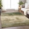 Homeroots 3' X 5' Fern Green And Beige Abstract Washable Indoor Outdoor Area Rug 603017 - alternate 6