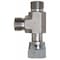 Gates Male Flat-Face O-Ring to Female Flat-Face O-Ring to Male Flat-Face O-Ring - Tee G60744-0404 - alternate 2