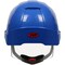 Jsp Type I, Vented Industrial Safety Helmet w/Lightweight ABS Shell, Integrated ANSI Z87.1 Faceshield, 6-P 280-EVSV-50B - alternate 2