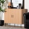 Baxton Studio Lucia Storage Cabinet with Tambour Doors 262-13790-ZORO - alternate 8