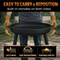 Pure Garden Outdoor Wood Burning Fire Pit, Black 50-LG1200 - alternate 10