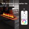 Edendirect 70 In 3D Electric Fireplace with Ultrasonic Humidifier, Remote & App Control, Adjustable LED Flames ZR-KS-180cm - alternate 7