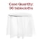 Smarty Had A Party 84 Clear Round Disposable Plastic Tablecloths 96 Tablecloths, 96PK 823270-CL-CASE - alternate 5