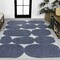 Jonathan Y Rayna Modern Geometric Organic Shapes Navy/Cream 3 ft. x 5 ft. Indoor/Outdoor Area Rug TSN305B-3 - alternate 5