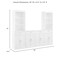 Crosley Stanton 3-Piece Sideboard And Bar Cabinet Set KF33043WH - alternate 6