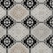 Homeroots 9' X 12' Black And Silver Floral Washable Indoor Outdoor Area Rug 610743 - alternate 5