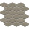 Emser Tile Reward Series Porcelain Mosaic Tile, 11 in L Tile, 10 in W Tile, Pressed Edge, Taupe, 10PK F27REWATA1011MHW - alternate 2