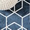 Jonathan Y Tumbling Blocks Modern Geometric Navy/White 5 ft. x 8 ft. Area Rug SEU101H-5 - alternate 6
