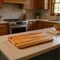 Homeroots Natural Rounded Rectangle Anti-Bacterial Cutting Board 469159 - alternate 3