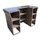 Hospitality Rattan Patio Soho Bar with Glass 903-6141-JBP-GL - alternate 2