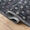 Jonathan Y Petunia Distressed All-Over Floral Border Non-Slip Washable Charcoal/Red 2ft x 8ft Runner Rug PTN102B-28 - alternate 5