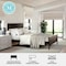 Martha Stewart Corbin Queen Size Solid Wood Platform Bed w/Wooden Headboard and Footboard, Dark Brown MG-090026-Q-DKBRN-MS - alternate 8