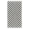 Homeroots 3' X 5' Black and White Geometric Distressed Indoor Outdoor Area Rug 558808 - alternate 6