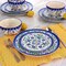 Laurie Gates California Designs Tierra Star 12 Piece Hand Painted Dinnerware Set in Blue 130956.12RR - alternate 3