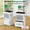 Edendirect 34 pt. 2,500 sq. ft. Dehumidifier in. White with Drain Hose and Bucket, Auto Defrost, Low Noise ZR-AP16-2018EE - alternate 5