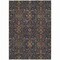 Homeroots 3' X 5' Navy Blue Brown And Red Floral Washable Indoor Outdoor Area Rug 604601 - alternate 7