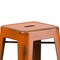 Flash Furniture 30" High Backless Aged Orange Metal Barstool, PK4 4-ET-BT3503-30-OR-GG - alternate 5
