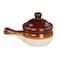 Elama 4 Piece Long Handle 15 Ounce French Onion Soup Bowl with Lid ELM-LHFOSB - alternate 5